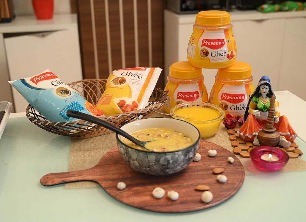 Prasanna Pure Ghee used in festive home cooking